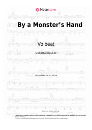 Noten, Akkorde Volbeat - By a Monster’s Hand