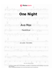 undefined Ava Max - One Night