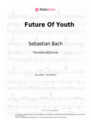 Noten, Akkorde Sebastian Bach, Orianthi - Future Of Youth