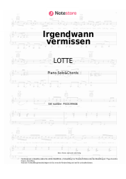 undefined LOTTE - Irgendwann vermissen