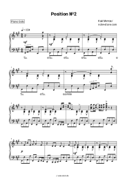 Noten, Akkorde Kai Metov - Position № 2