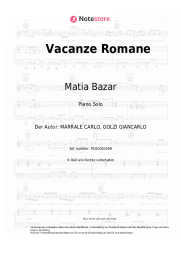 undefined Matia Bazar - Vacanze Romane