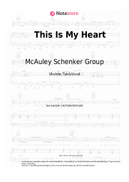 Noten, Akkorde McAuley Schenker Group - This Is My Heart