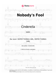 undefined Cinderella - Nobody's Fool