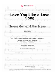 Noten, Akkorde Selena Gomez & the Scene - Love You Like a Love Song