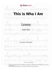 Noten, Akkorde Celeste - This is Who I Am
