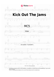 Noten, Akkorde MC5 - Kick Out The Jams