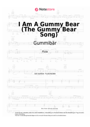 Noten, Akkorde Gummibär - I Am A Gummy Bear (The Gummy Bear Song)