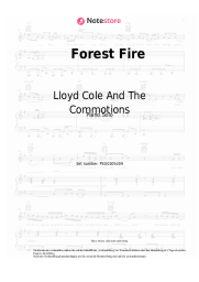 undefined Lloyd Cole And The Commotions - Forest Fire