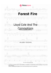 undefined Lloyd Cole And The Commotions - Forest Fire