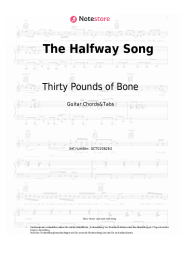 Noten, Akkorde Thirty Pounds of Bone, Philip Reeder - The Halfway Song