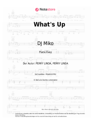 Noten, Akkorde DJ Miko - What's Up