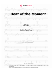 Noten, Akkorde Asia - Heat of the Moment