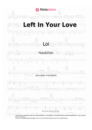 undefined Loi - Left In Your Love