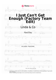 Noten, Akkorde Linda & Co - I Just Can't Get Enough (Factory Team Edit)