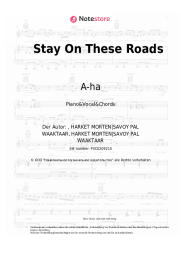 undefined A-ha - Stay On These Roads