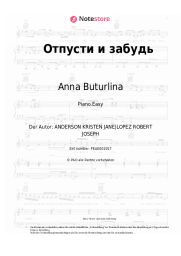 Noten, Akkorde Anna Buturlina - Отпусти и забудь