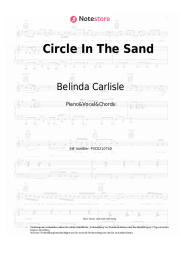 Noten, Akkorde Belinda Carlisle - Circle In The Sand