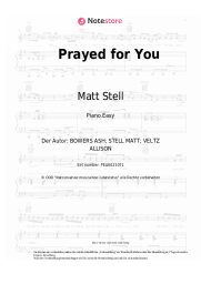 undefined Matt Stell - Prayed for You