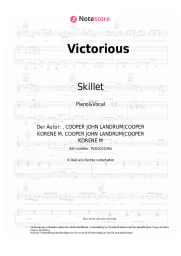 Noten, Akkorde Skillet - Victorious