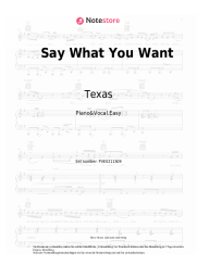 undefined Texas - Say What You Want