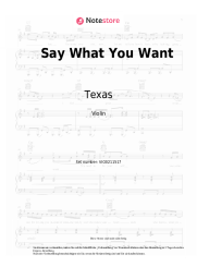 undefined Texas - Say What You Want