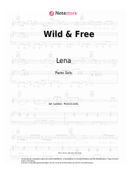Noten, Akkorde Lena - Wild & Free