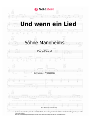 undefined Söhne Mannheims - Und wenn ein Lied