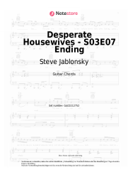 Noten, Akkorde Steve Jablonsky - Desperate Housewives - S03E07 Ending