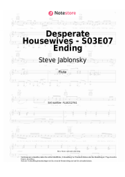 Noten, Akkorde Steve Jablonsky - Desperate Housewives - S03E07 Ending