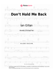 undefined Ian Gillan - Don’t Hold Me Back 