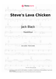 Noten, Akkorde Jack Black - Steve's Lava Chicken (A Minecraft Movie Soundtrack)