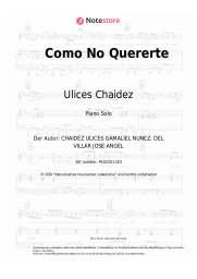 undefined Ulices Chaidez - Como No Quererte