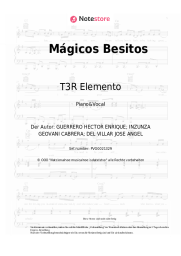 Noten, Akkorde T3R Elemento - Mágicos Besitos