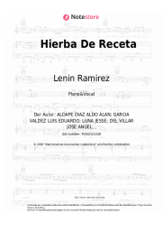Noten, Akkorde Lenin Ramirez, T3R Elemento, Oscar Cortez - Hierba De Receta