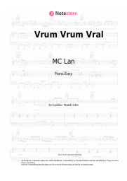 Noten, Akkorde MC Lan, MC Madan, MC Rick - Vrum Vrum Vral