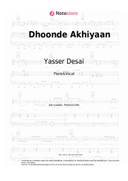 Noten, Akkorde Yasser Desai, Altamash Faridi - Dhoonde Akhiyaan