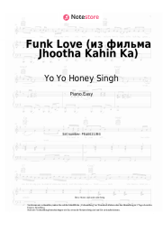 Noten, Akkorde Yo Yo Honey Singh - Funk Love (From Jhootha Kahin Ka)