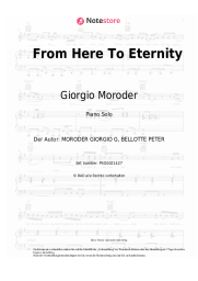 Noten, Akkorde Giorgio Moroder - From Here To Eternity