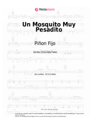 undefined Piñon Fijo - Un Mosquito Muy Pesadito
