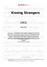 Noten, Akkorde DNCE, Nicki Minaj - Kissing Strangers