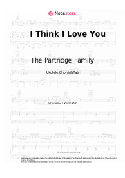 Noten, Akkorde The Partridge Family - I Think I Love You