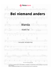undefined Wanda -  Bei niemand anders