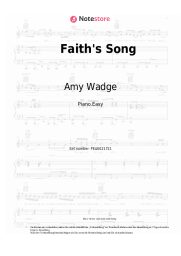 undefined Amy Wadge - Faith's Song