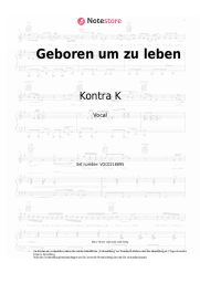 undefined Kontra K, NESS - Geboren um zu leben