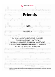 Noten, Akkorde Dido - Friends