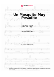 undefined Piñon Fijo - Un Mosquito Muy Pesadito