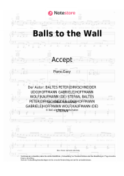 undefined Accept - Balls to the Wall