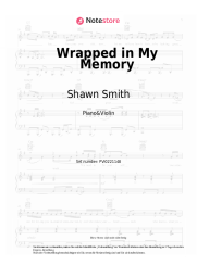 Noten, Akkorde Shawn Smith - Wrapped in My Memory