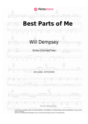 Noten, Akkorde Will Dempsey - Best Parts of Me